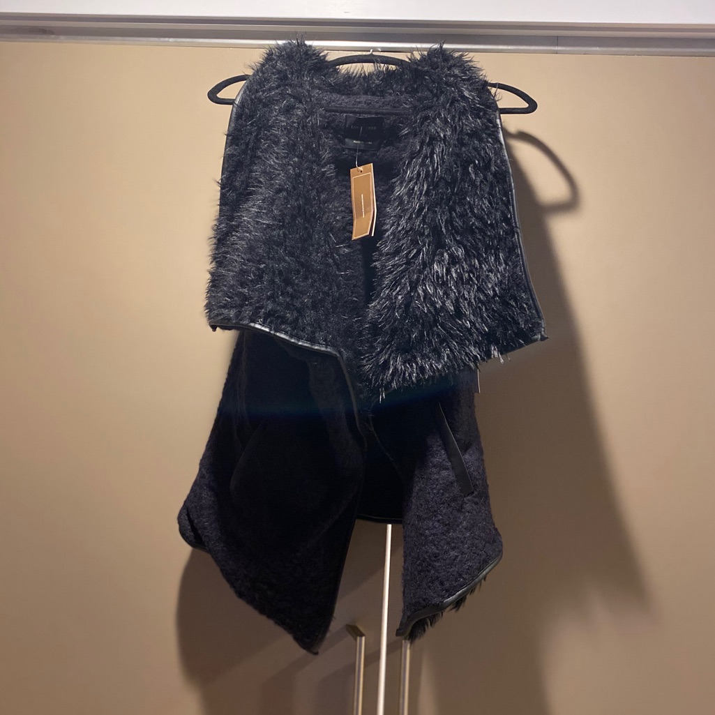 Faux Fur Black Francescas Vest!